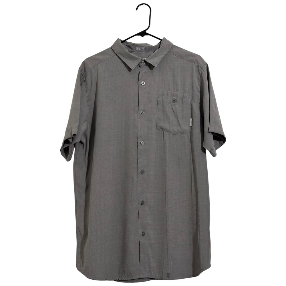 Columbia Active Fit Short Sleeve Button Up Shirt Outdoors Lightweight Men Large
